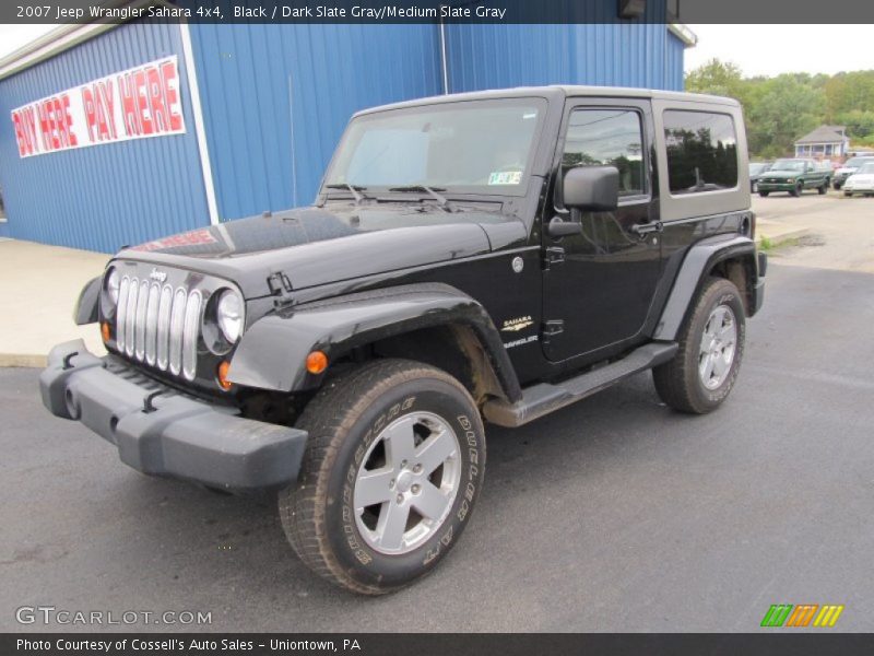 Black / Dark Slate Gray/Medium Slate Gray 2007 Jeep Wrangler Sahara 4x4