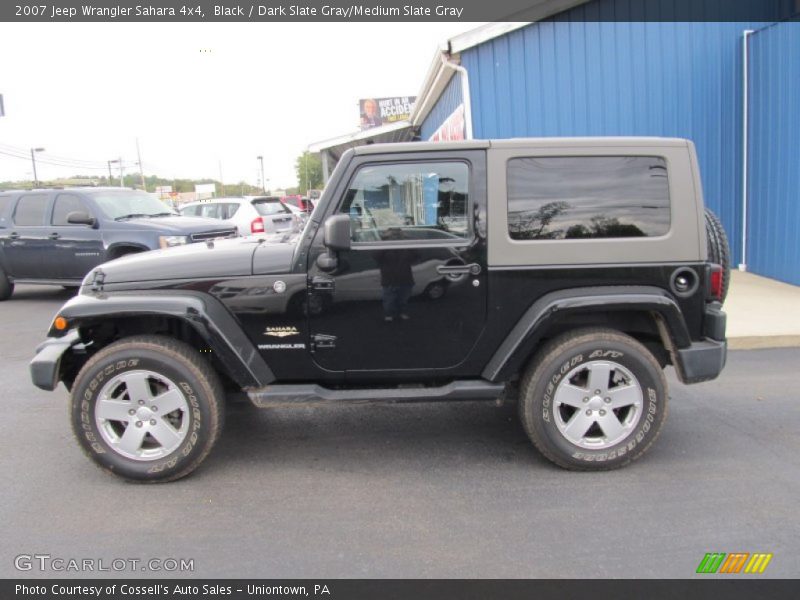 Black / Dark Slate Gray/Medium Slate Gray 2007 Jeep Wrangler Sahara 4x4