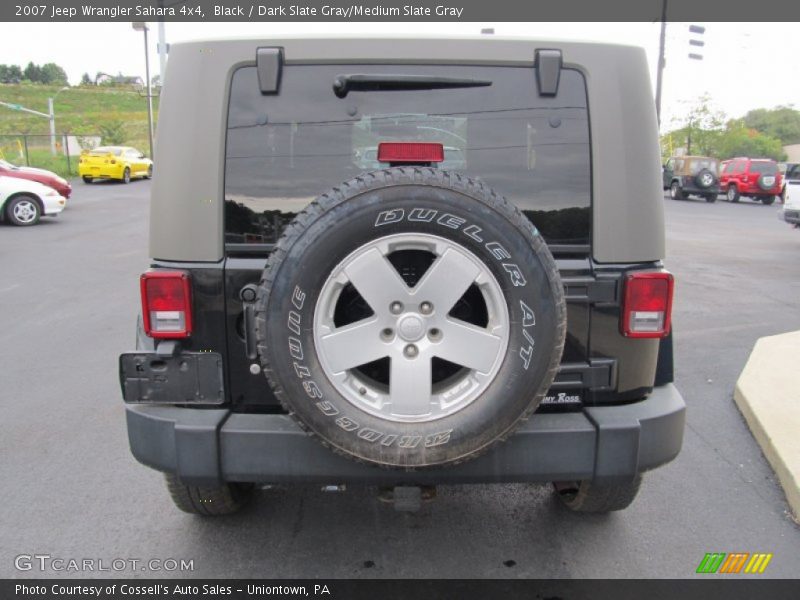 Black / Dark Slate Gray/Medium Slate Gray 2007 Jeep Wrangler Sahara 4x4