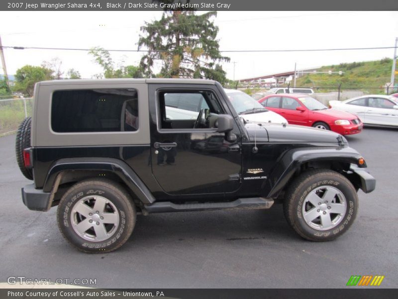 Black / Dark Slate Gray/Medium Slate Gray 2007 Jeep Wrangler Sahara 4x4