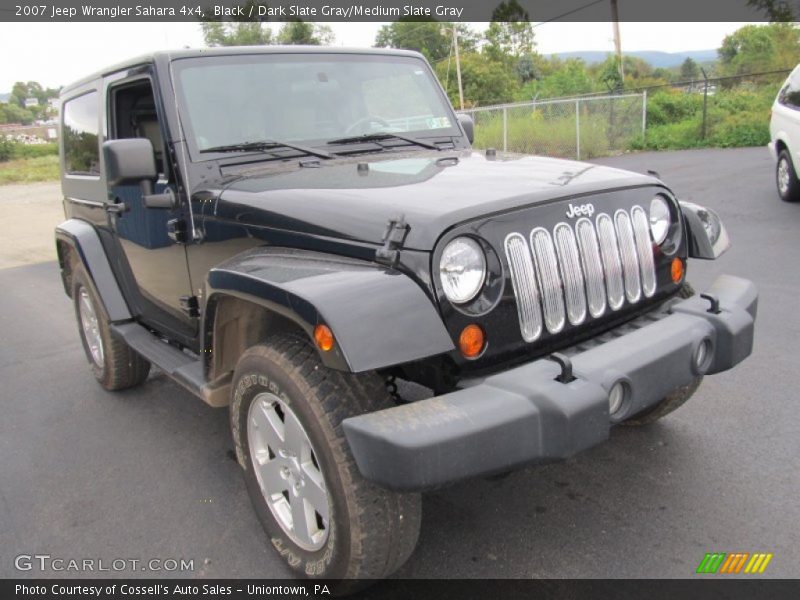 Black / Dark Slate Gray/Medium Slate Gray 2007 Jeep Wrangler Sahara 4x4