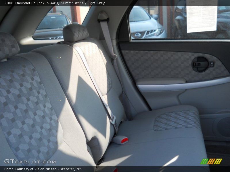 Summit White / Light Gray 2008 Chevrolet Equinox LS AWD