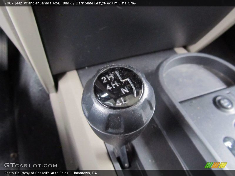 Black / Dark Slate Gray/Medium Slate Gray 2007 Jeep Wrangler Sahara 4x4