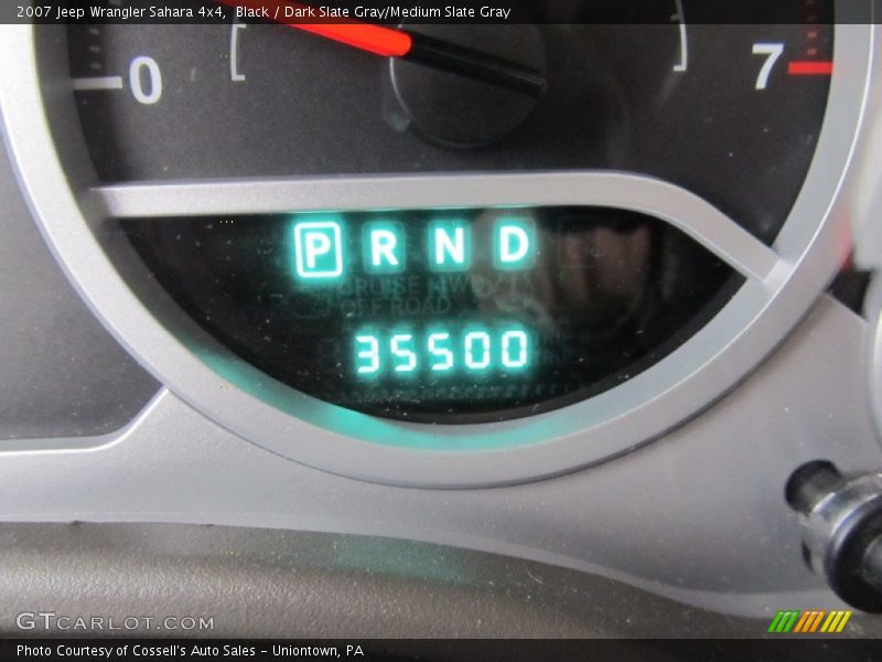 Black / Dark Slate Gray/Medium Slate Gray 2007 Jeep Wrangler Sahara 4x4