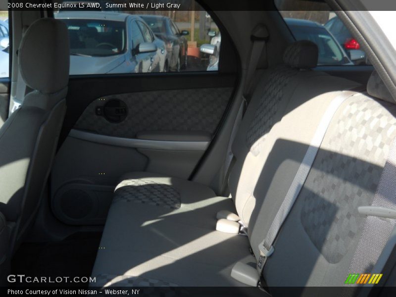 Summit White / Light Gray 2008 Chevrolet Equinox LS AWD