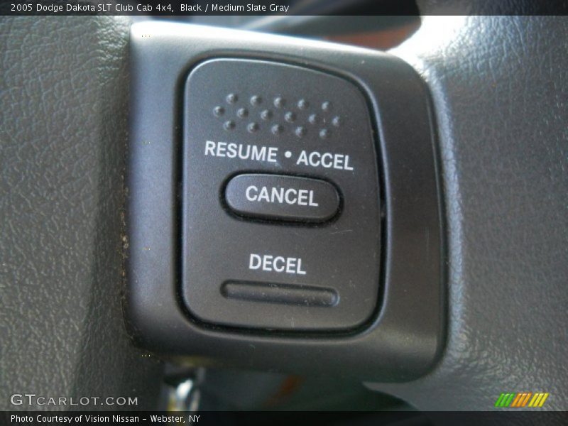 Black / Medium Slate Gray 2005 Dodge Dakota SLT Club Cab 4x4