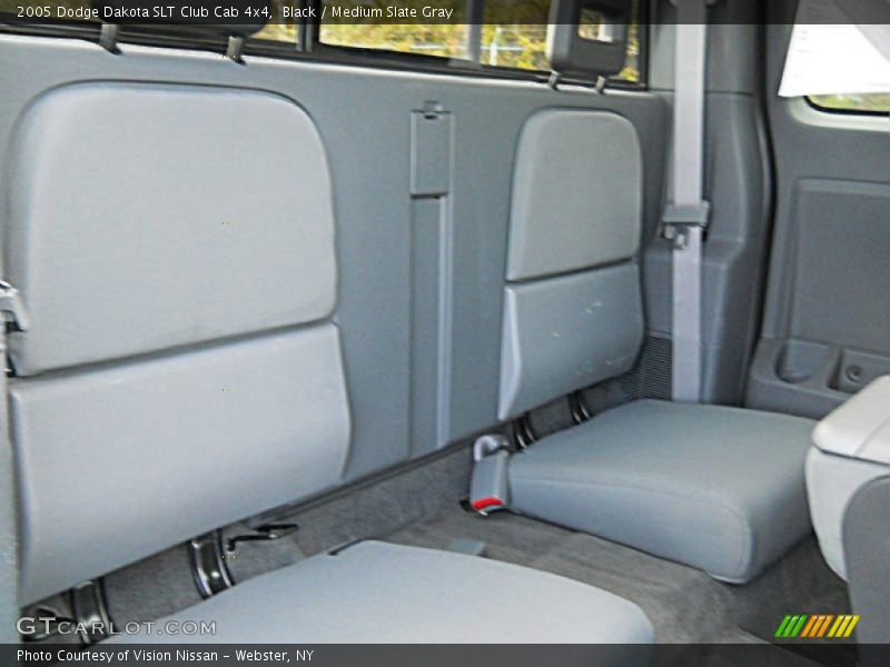 Black / Medium Slate Gray 2005 Dodge Dakota SLT Club Cab 4x4