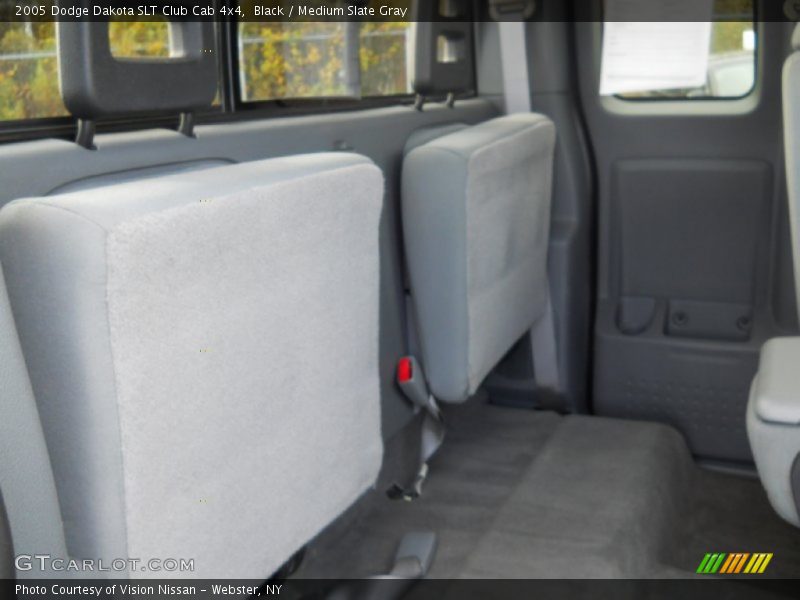 Black / Medium Slate Gray 2005 Dodge Dakota SLT Club Cab 4x4