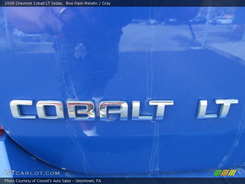 Blue Flash Metallic / Gray 2008 Chevrolet Cobalt LT Sedan
