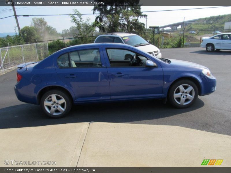 Blue Flash Metallic / Gray 2008 Chevrolet Cobalt LT Sedan