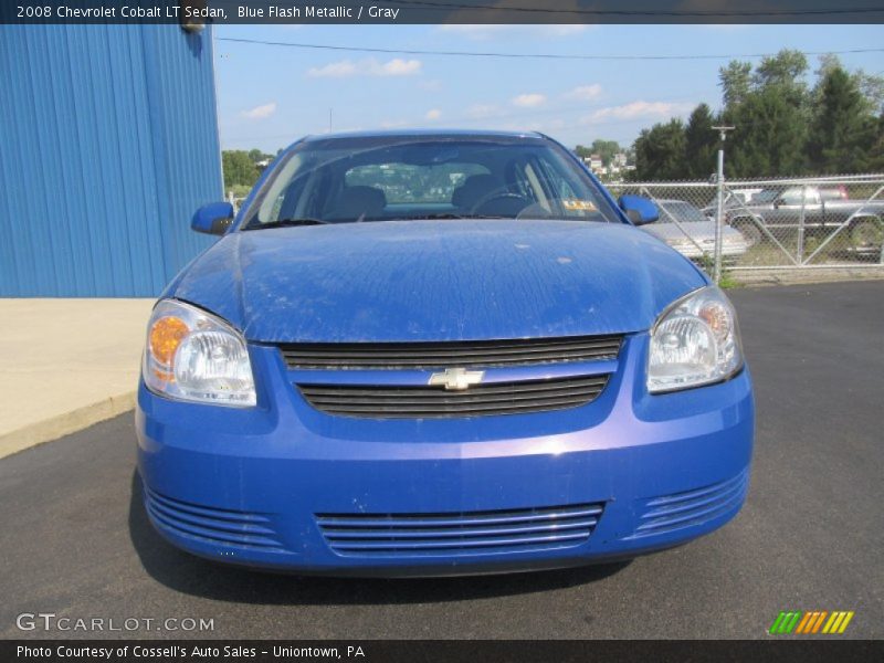 Blue Flash Metallic / Gray 2008 Chevrolet Cobalt LT Sedan