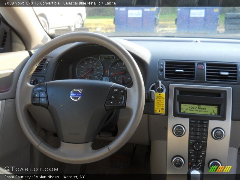 Celestial Blue Metallic / Calcite 2009 Volvo C70 T5 Convertible