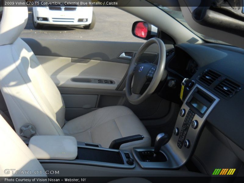 Celestial Blue Metallic / Calcite 2009 Volvo C70 T5 Convertible