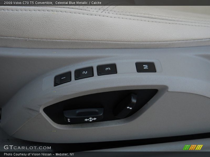 Celestial Blue Metallic / Calcite 2009 Volvo C70 T5 Convertible