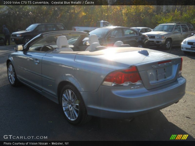 Celestial Blue Metallic / Calcite 2009 Volvo C70 T5 Convertible