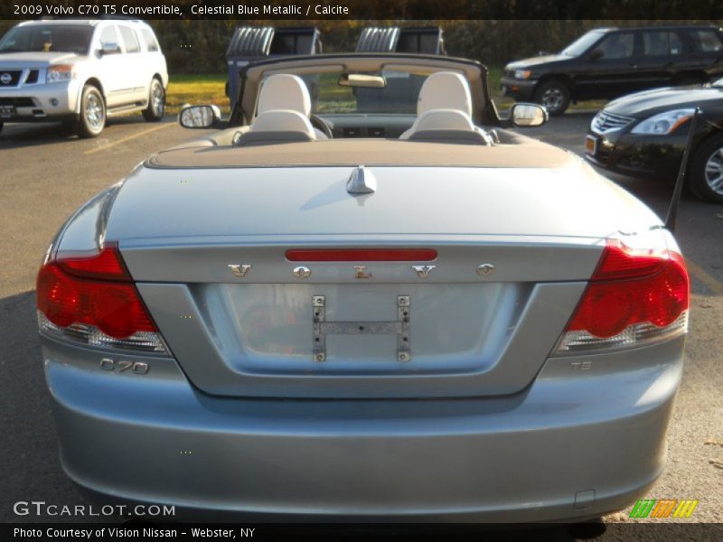 Celestial Blue Metallic / Calcite 2009 Volvo C70 T5 Convertible