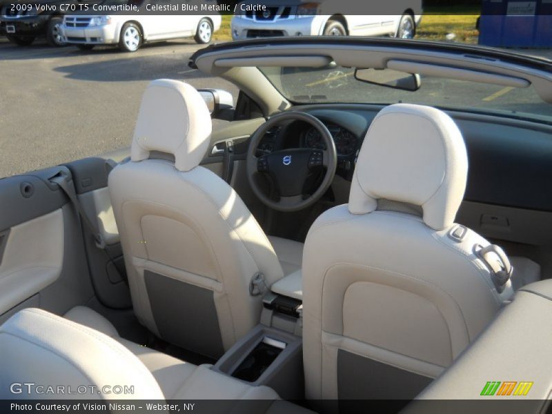 Celestial Blue Metallic / Calcite 2009 Volvo C70 T5 Convertible