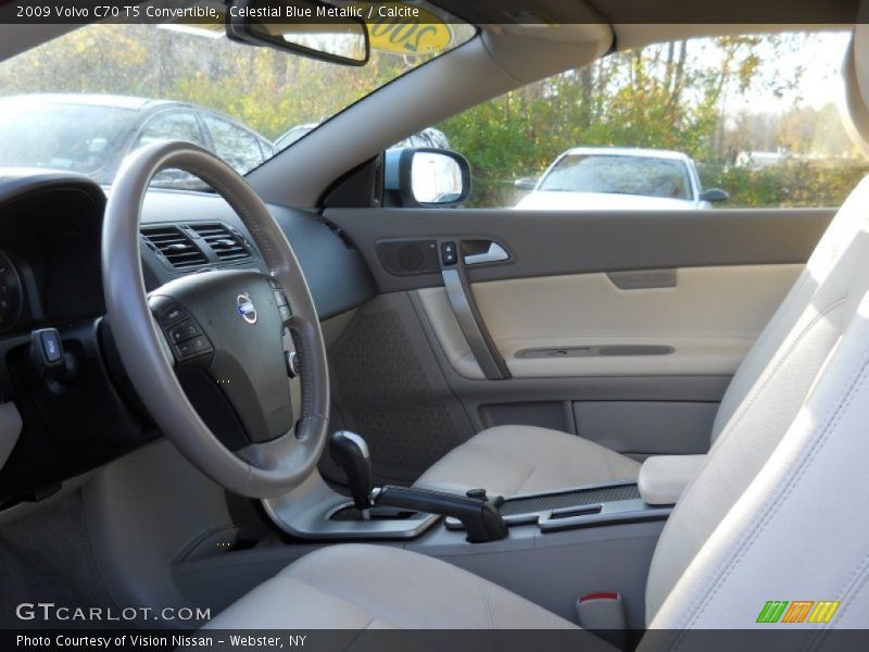 Celestial Blue Metallic / Calcite 2009 Volvo C70 T5 Convertible