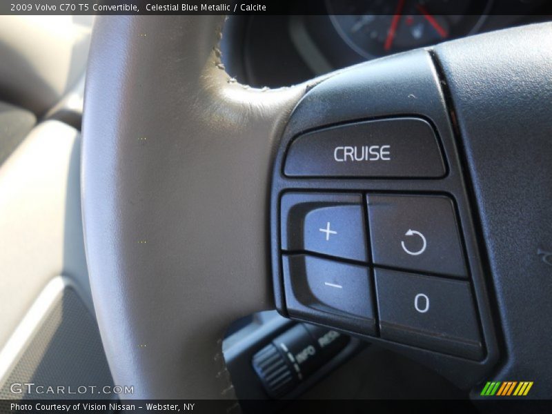 Celestial Blue Metallic / Calcite 2009 Volvo C70 T5 Convertible