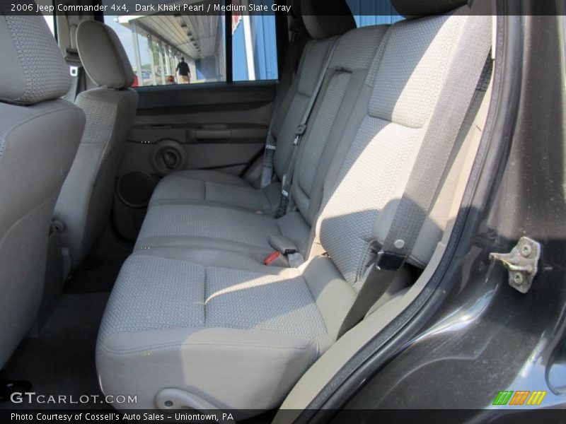 Dark Khaki Pearl / Medium Slate Gray 2006 Jeep Commander 4x4