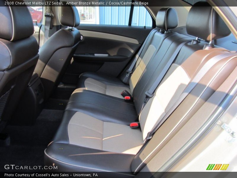 Amber Bronze Metallic / Cocoa/Cashmere Beige 2008 Chevrolet Malibu LTZ Sedan