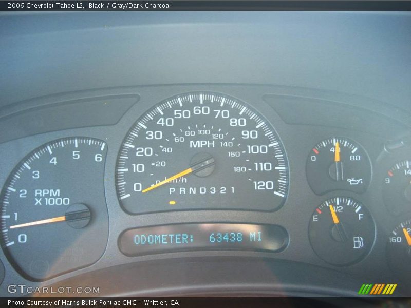 Black / Gray/Dark Charcoal 2006 Chevrolet Tahoe LS