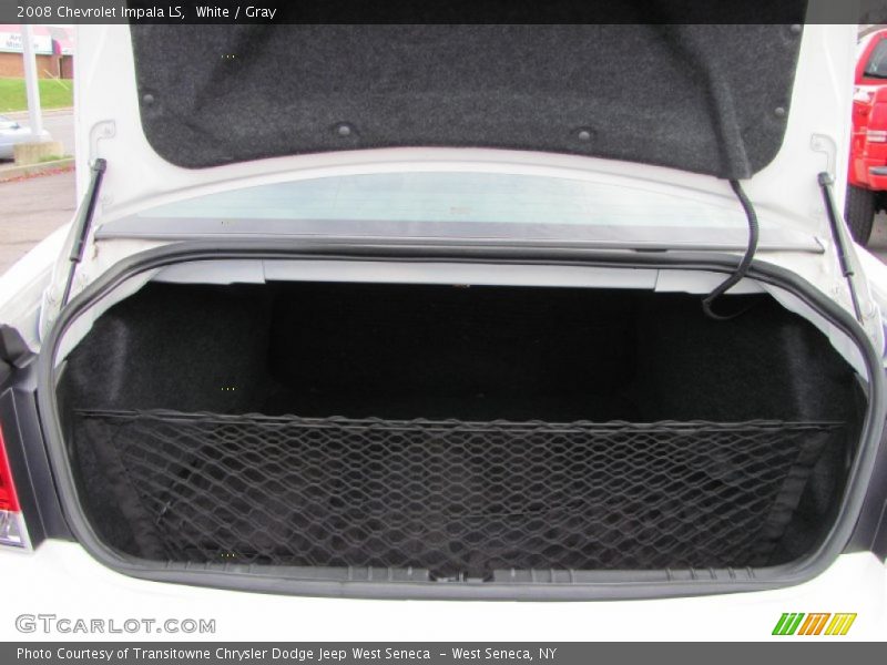 White / Gray 2008 Chevrolet Impala LS