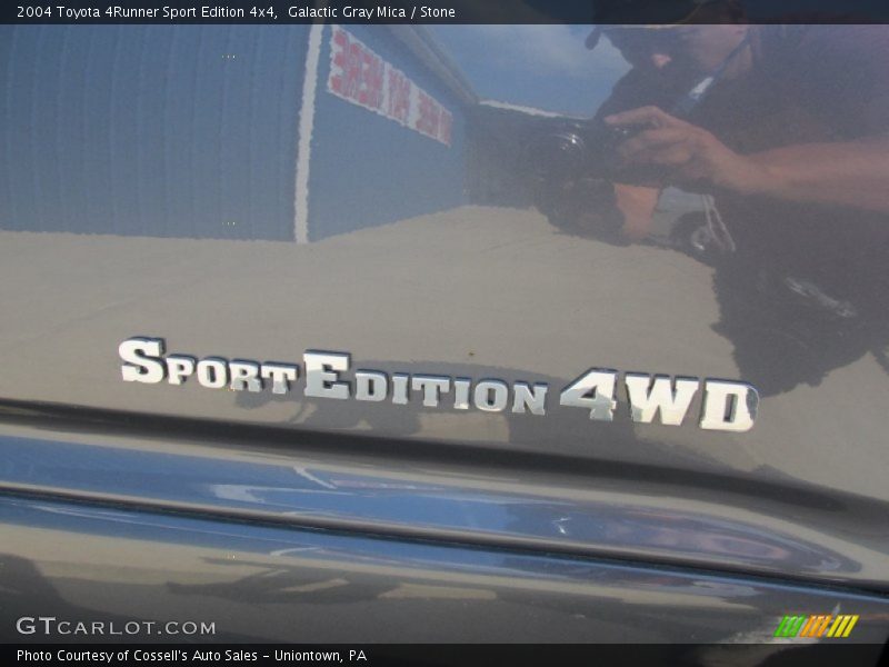 Galactic Gray Mica / Stone 2004 Toyota 4Runner Sport Edition 4x4