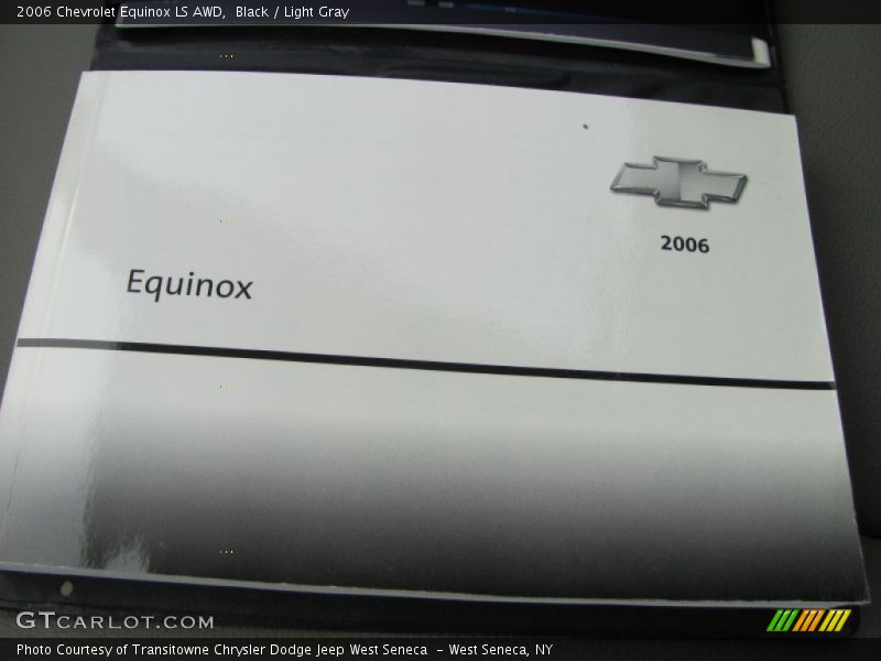Black / Light Gray 2006 Chevrolet Equinox LS AWD