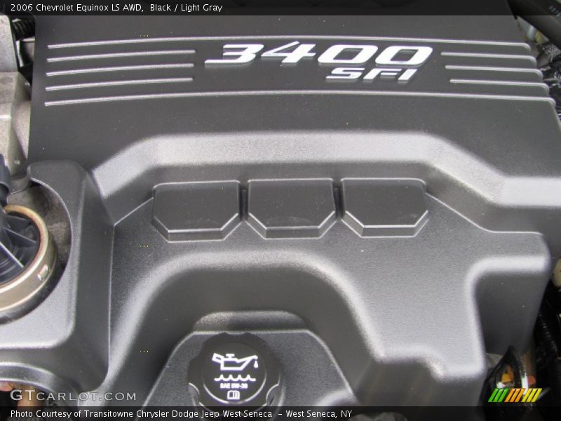 Black / Light Gray 2006 Chevrolet Equinox LS AWD