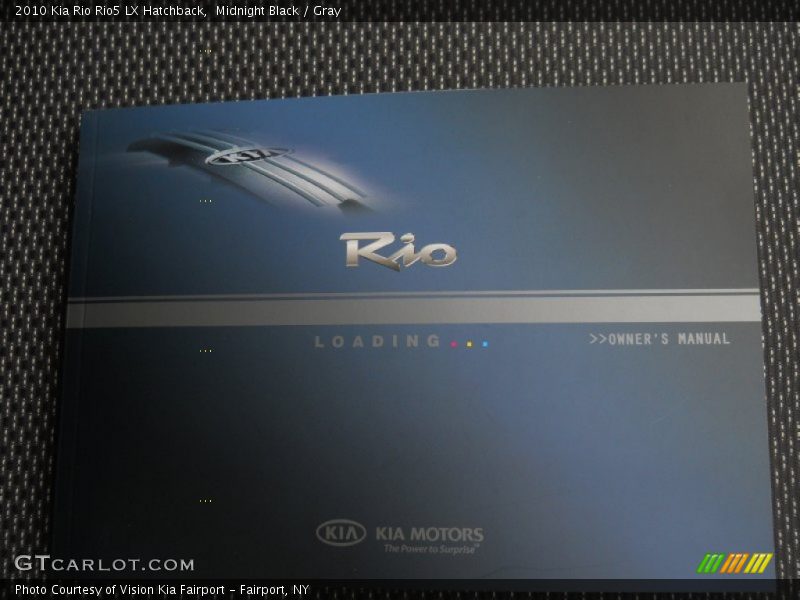 Midnight Black / Gray 2010 Kia Rio Rio5 LX Hatchback