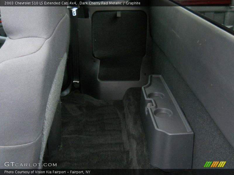 Dark Cherry Red Metallic / Graphite 2003 Chevrolet S10 LS Extended Cab 4x4