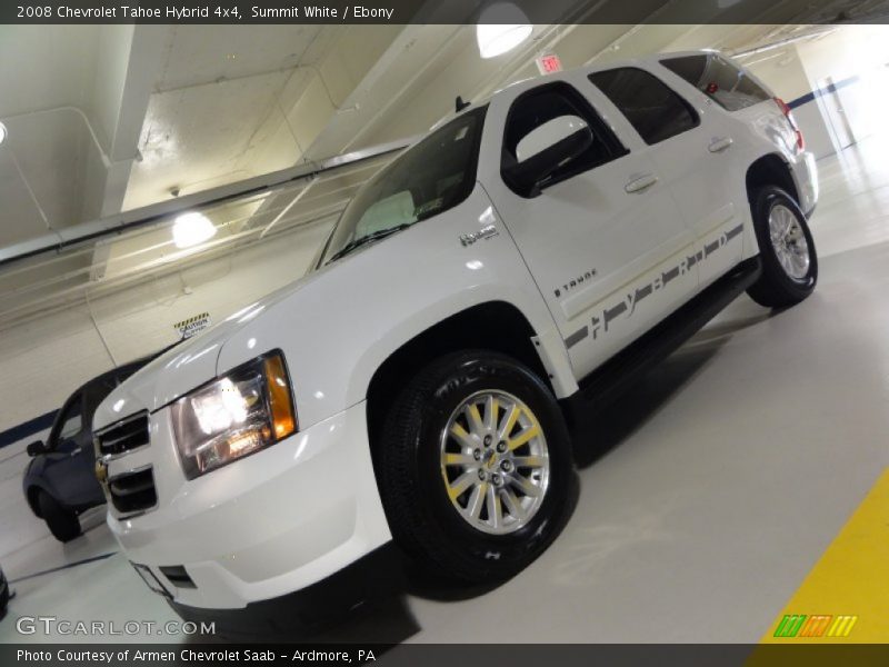 Summit White / Ebony 2008 Chevrolet Tahoe Hybrid 4x4