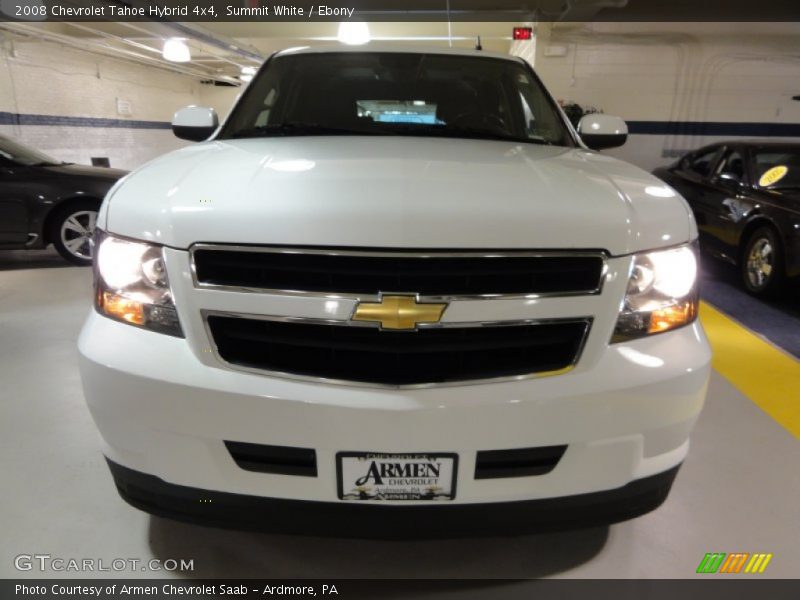 Summit White / Ebony 2008 Chevrolet Tahoe Hybrid 4x4