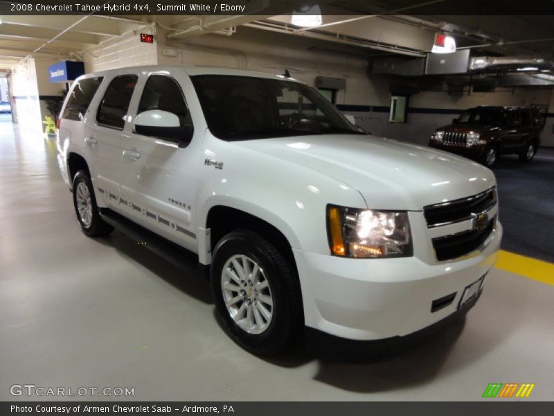 Summit White / Ebony 2008 Chevrolet Tahoe Hybrid 4x4