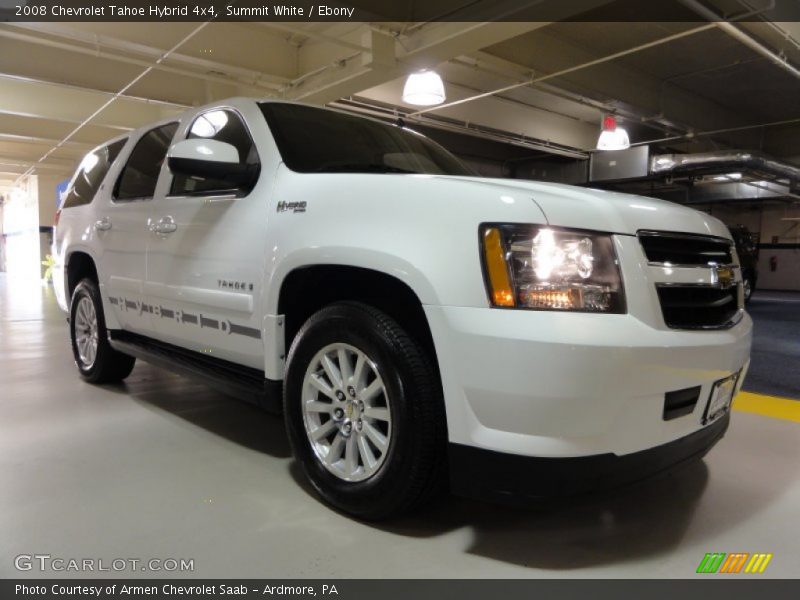 Summit White / Ebony 2008 Chevrolet Tahoe Hybrid 4x4