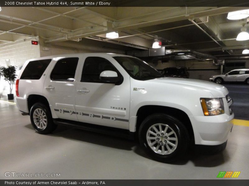 Summit White / Ebony 2008 Chevrolet Tahoe Hybrid 4x4