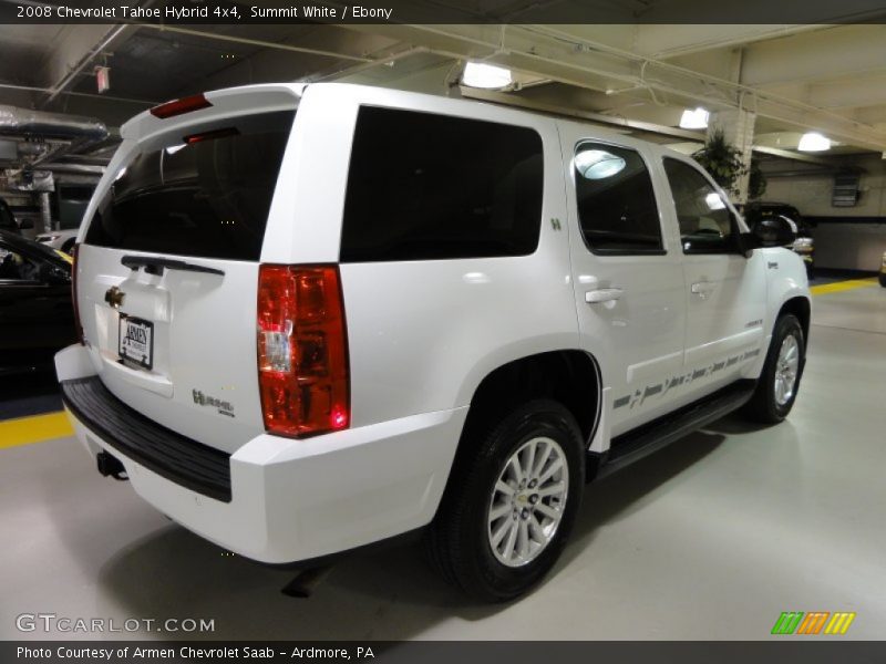 Summit White / Ebony 2008 Chevrolet Tahoe Hybrid 4x4