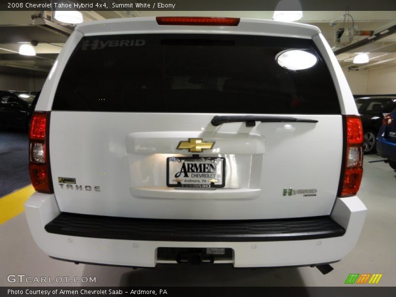 Summit White / Ebony 2008 Chevrolet Tahoe Hybrid 4x4