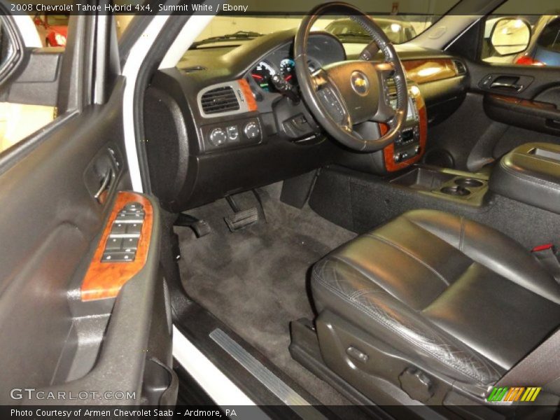 Summit White / Ebony 2008 Chevrolet Tahoe Hybrid 4x4