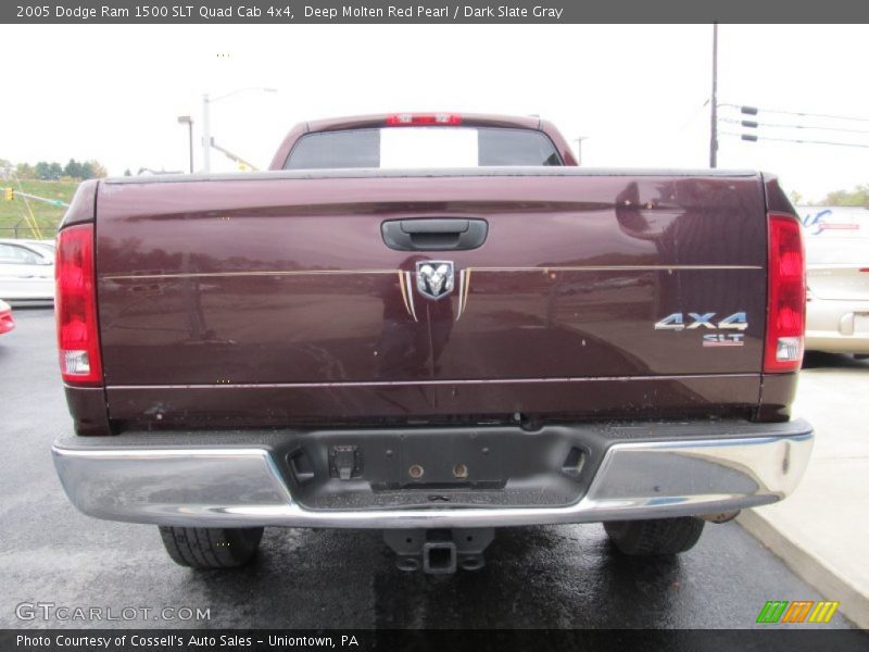 Deep Molten Red Pearl / Dark Slate Gray 2005 Dodge Ram 1500 SLT Quad Cab 4x4