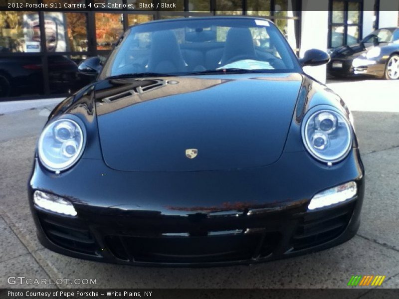 Black / Black 2012 Porsche 911 Carrera 4 GTS Cabriolet