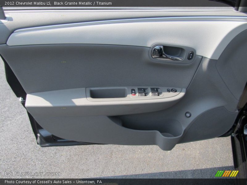 Black Granite Metallic / Titanium 2012 Chevrolet Malibu LS
