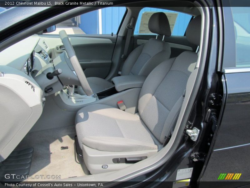 Black Granite Metallic / Titanium 2012 Chevrolet Malibu LS