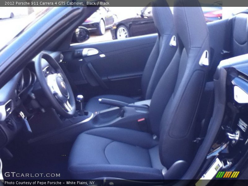 Black / Black 2012 Porsche 911 Carrera 4 GTS Cabriolet
