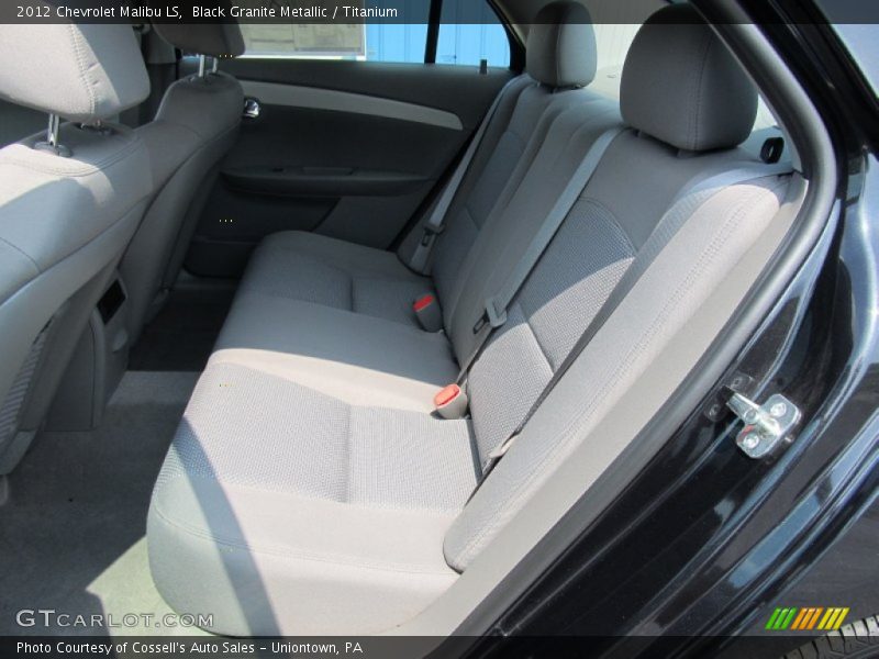 Black Granite Metallic / Titanium 2012 Chevrolet Malibu LS