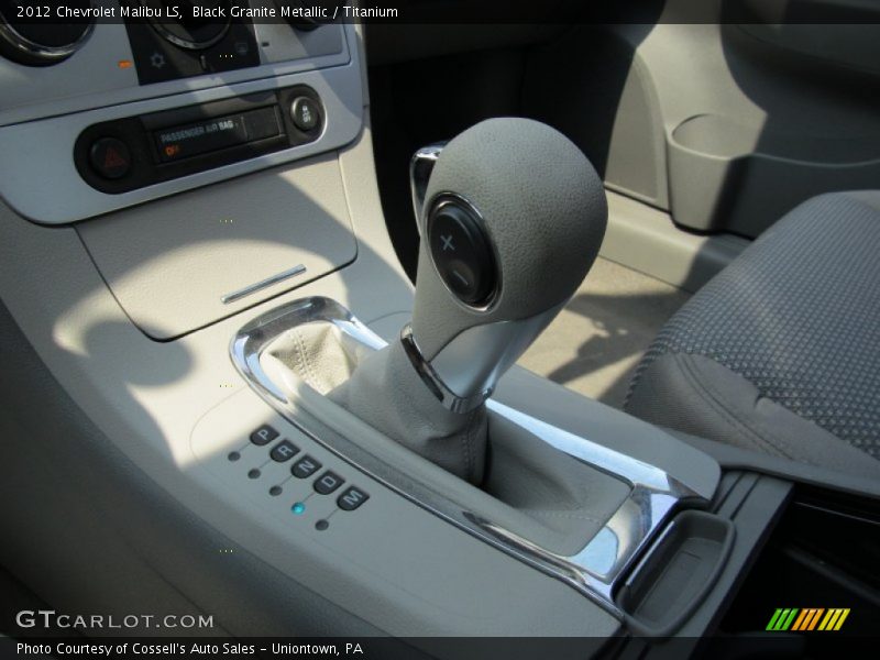 Black Granite Metallic / Titanium 2012 Chevrolet Malibu LS