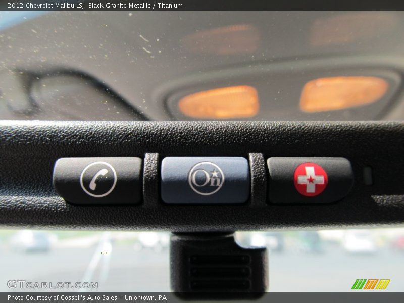 Black Granite Metallic / Titanium 2012 Chevrolet Malibu LS