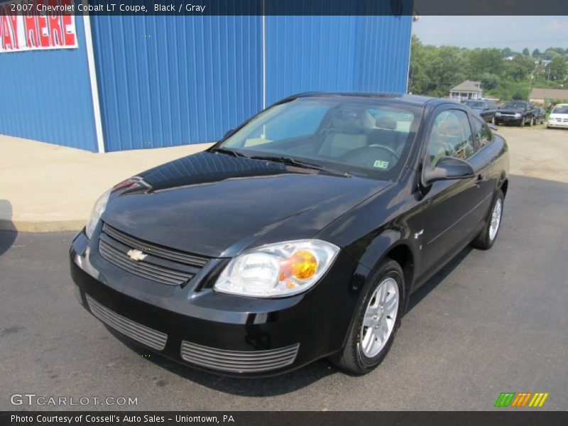Black / Gray 2007 Chevrolet Cobalt LT Coupe