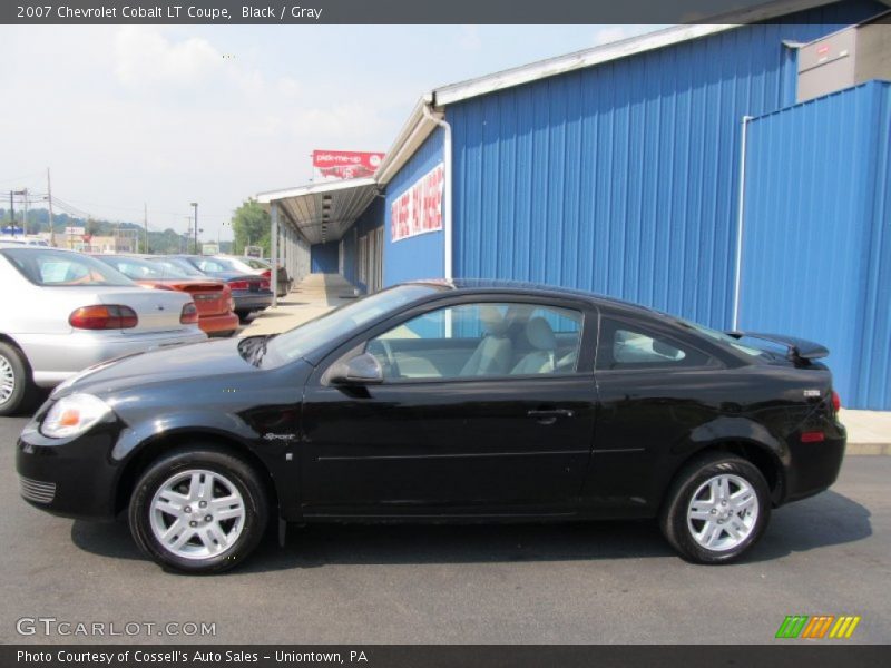 Black / Gray 2007 Chevrolet Cobalt LT Coupe